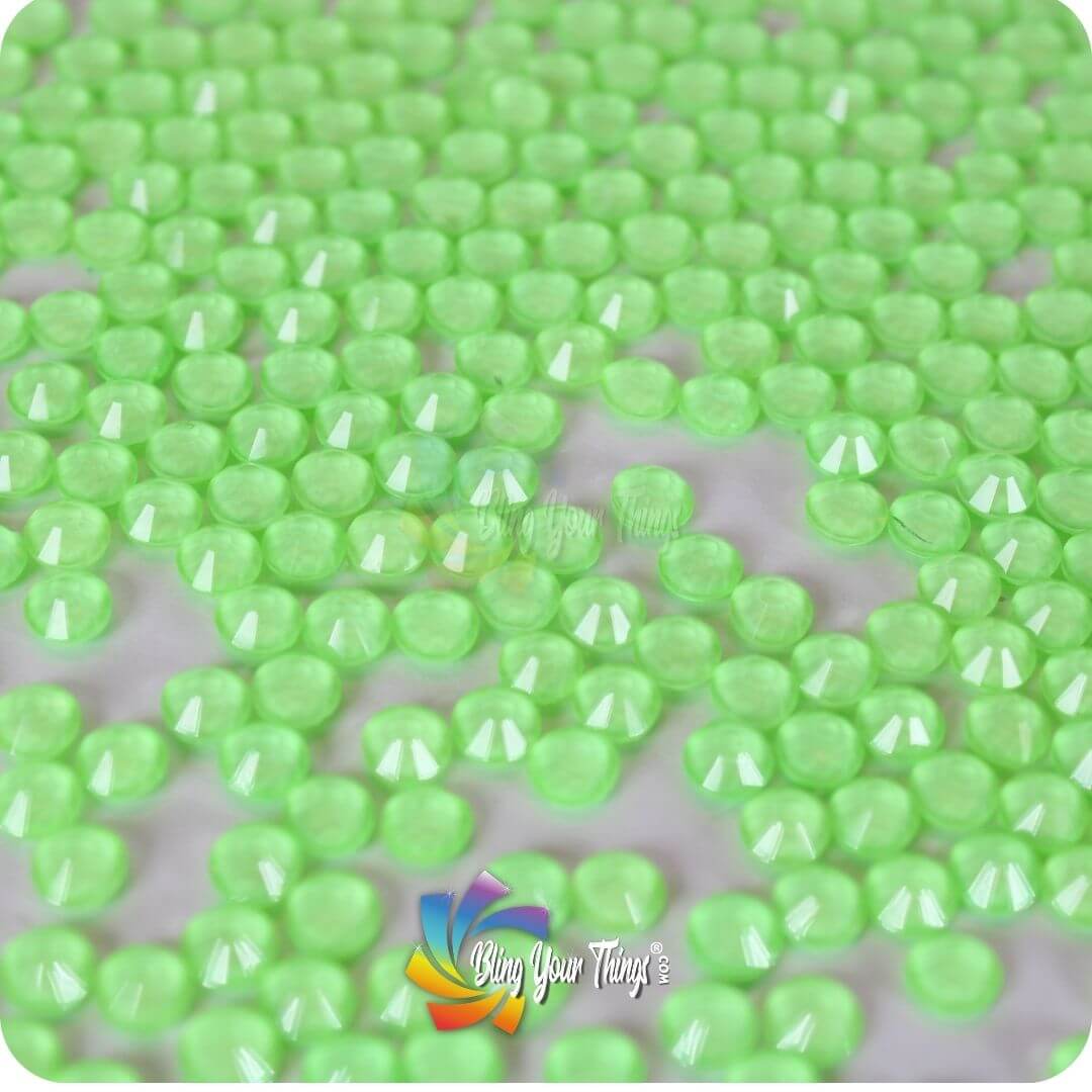 Lime Green Neon Flatbacks